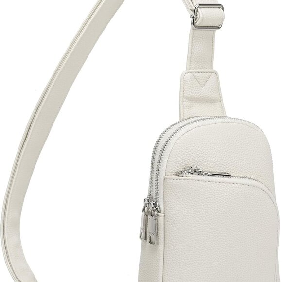 RFID Blocking Sling Bag Leather Crossbody Bags for Women Fanny Pack Cross Body f - Picture 1 of 8